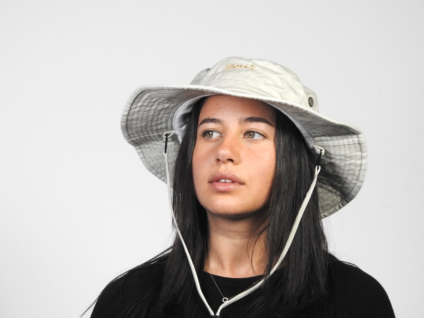 Beige Text Cap