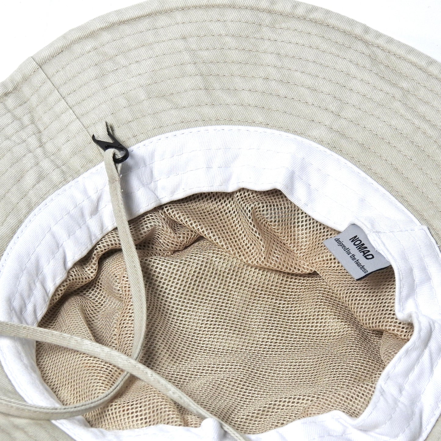 Beige Text Cap
